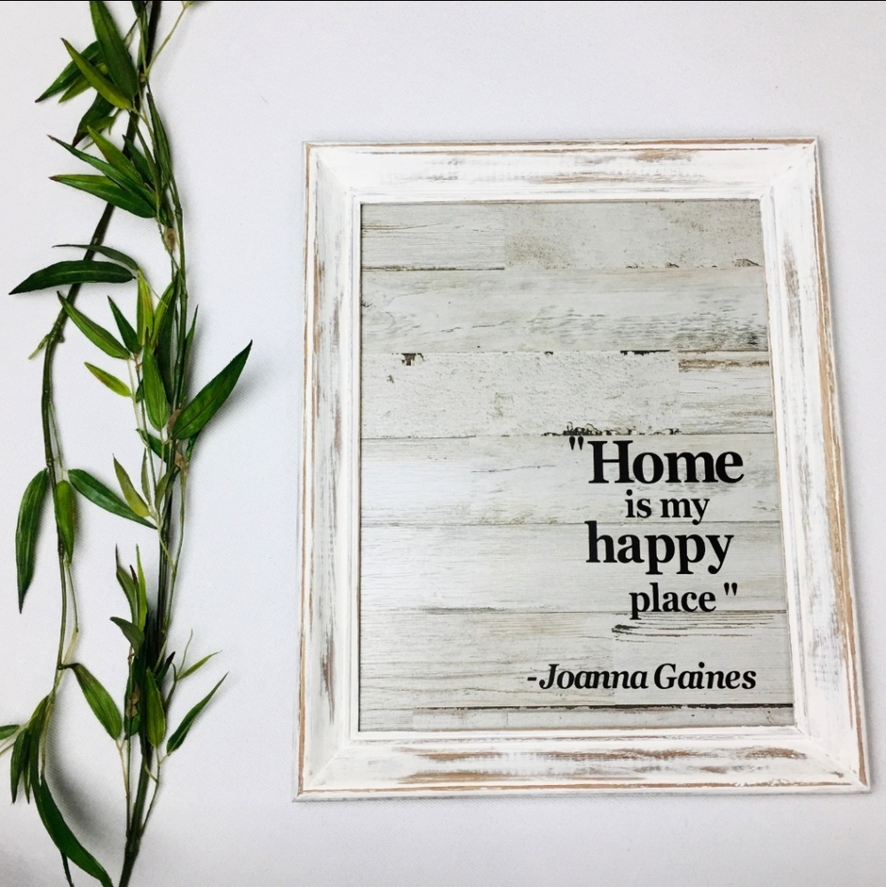 HANDMADE Joanna Gaines Quote Wall Art